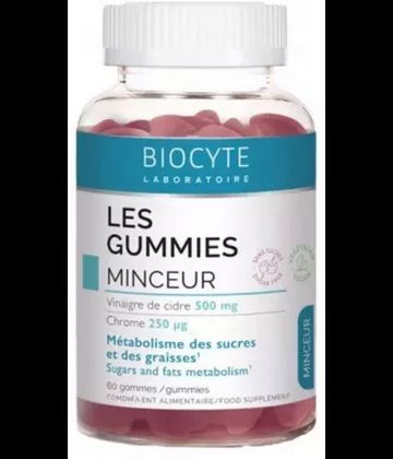 BIOCYTE LES GUMMIES MINCEUR  60 gummies BIOCYTE LES GUMMIES MINCEUR  60 gummies