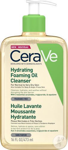 CERAVE HYDRATING FOAMING OIL CLEANSER 473ml CERAVE HYDRATING FOAMING OIL CLEANSER 473ml