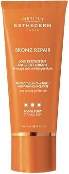 INSTITUT ESTHEDERM BRONZ REPAIR SOIN HYDRA PROTECTEUR ANTI RIDES FERMETÉ UVA/UVB 50ml