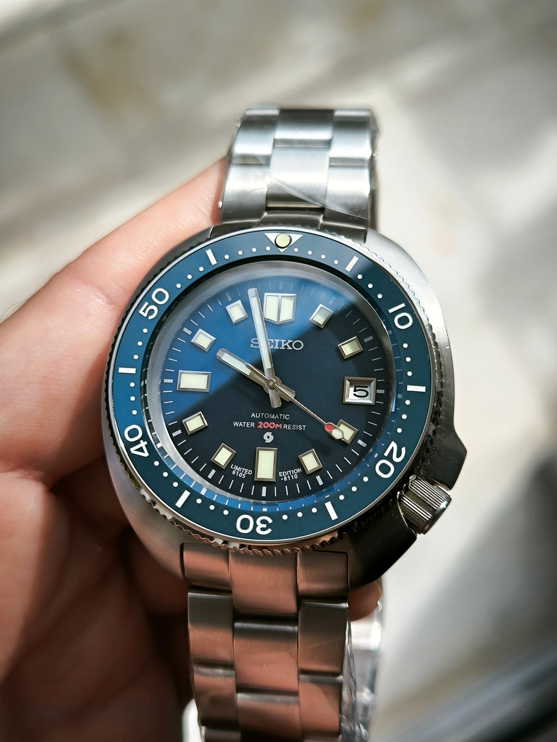 Seiko Mod Diver 6105 Captain Willard 44mm NH35 Automatic watch
