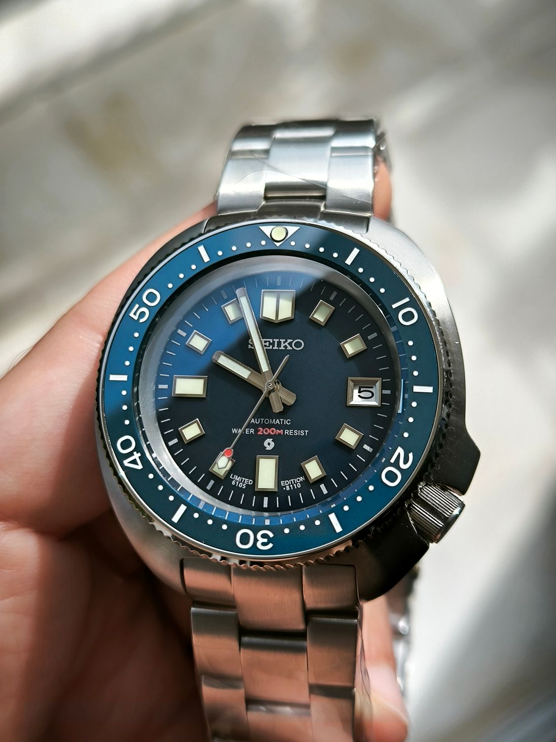 Seiko Mod Diver 6105 Captain Willard 44mm NH35 Automatic watch