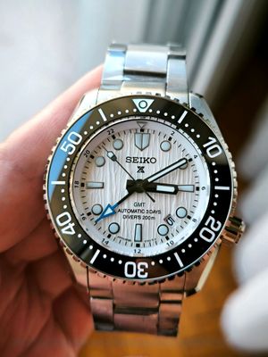 Seiko Mod Prospex SPB439 Arctic Ocean LX Line GMT 45mm NH34 Automatic watch