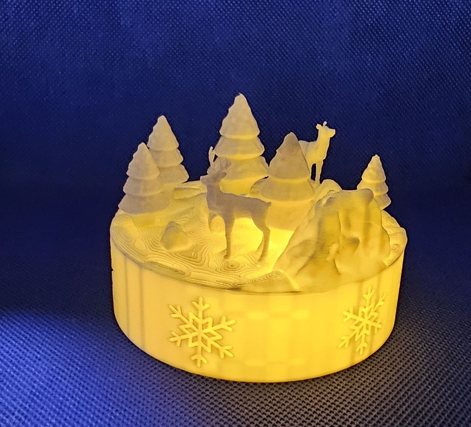 Weihnachtslandschaft Beleuchtet
