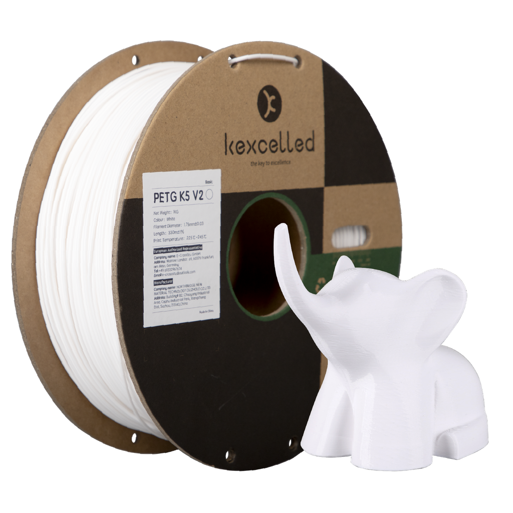PETG  1,00 KG Weiß 1,75 mm