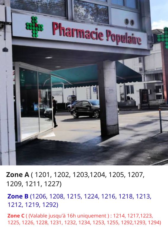 Pharmacie populaire des charmilles