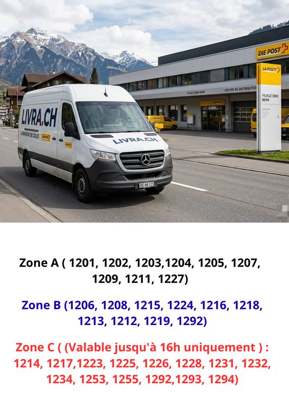 Faire livrer un colis vers la poste en voiture