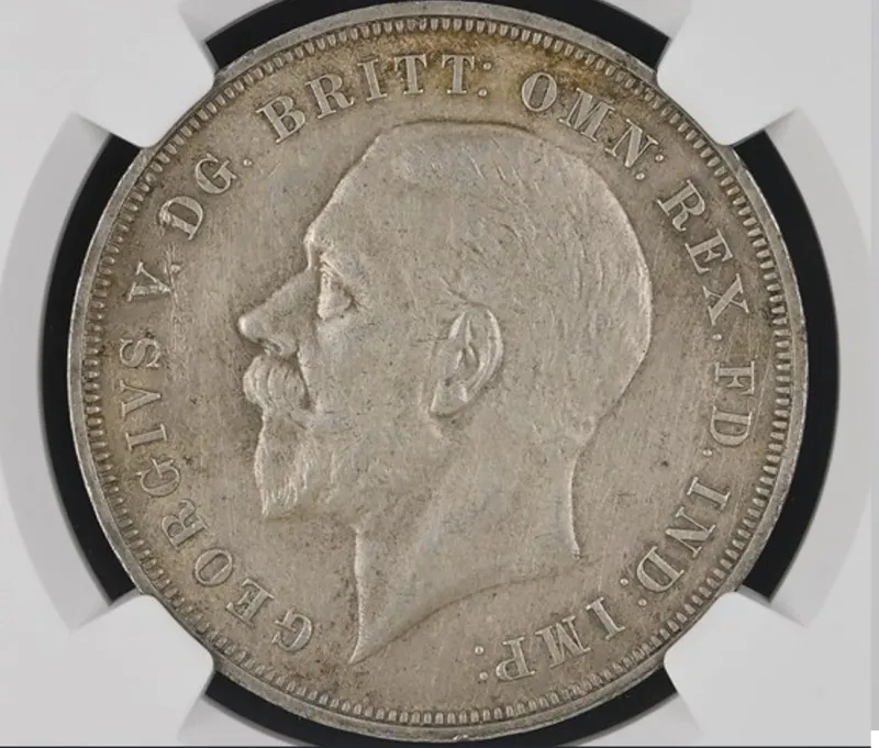 1935 Great Britain Silver Crown – NGC UNC – Jubilee - Incuse Edge Lettering