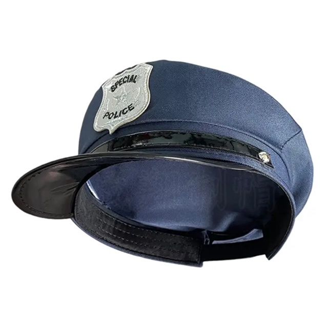 Navy Blue Police Hat Adult