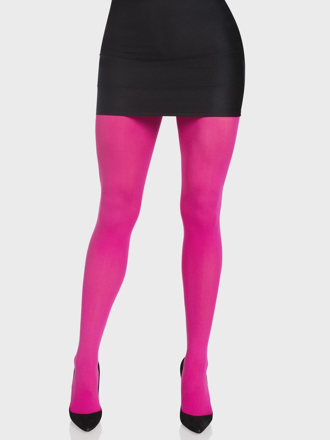 Nylon Tights OS Fuchsia