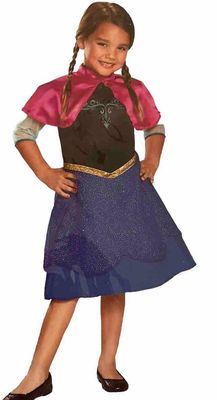 Anna Frozen Basic Child Costume M 7-8