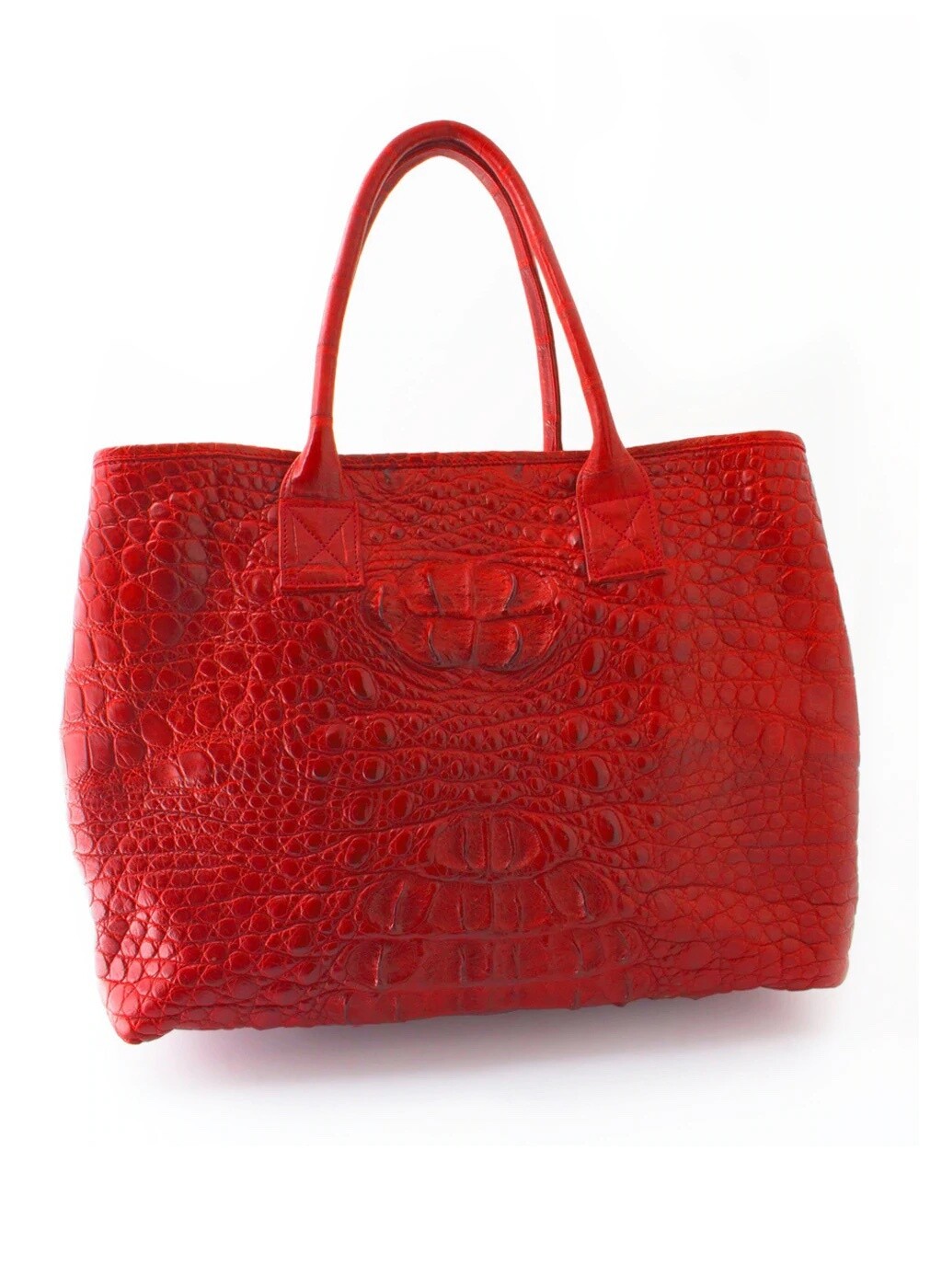 ROLLS ROYCE MEDIUM AFRICAN CROCODILE BAG - MALDIVES RED (10135-106045)