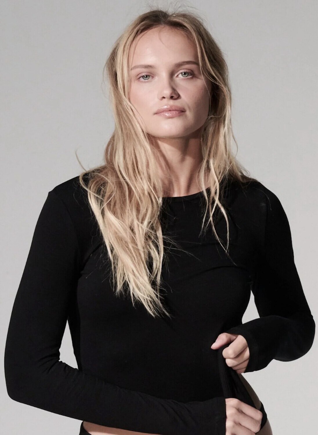 Essentials Cashmere L/S Crew Neck (M251FPU364)