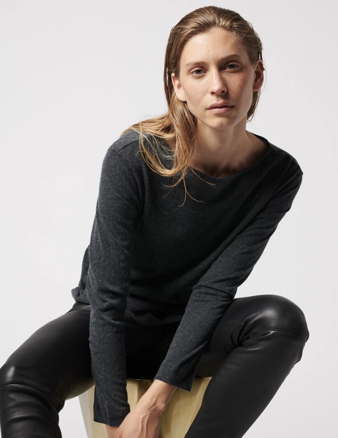 Essentials Cottonn Cashmere L/S Crew Neck(M005FTS008)