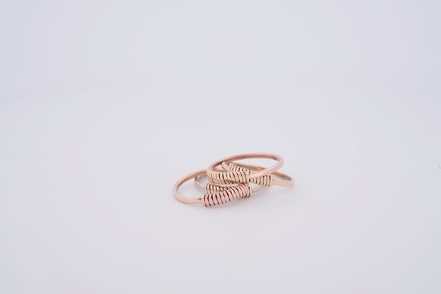 Spring Ring 14k RG (RSPR14GD)