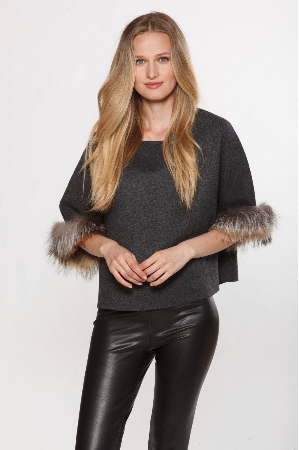 Fox Sleeve Sweater (KN-933)