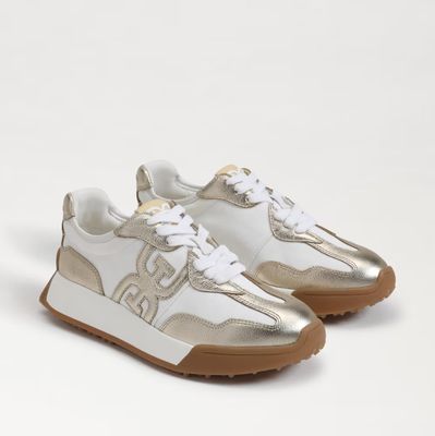 Langley LaceUp Sneaker WhiteGold