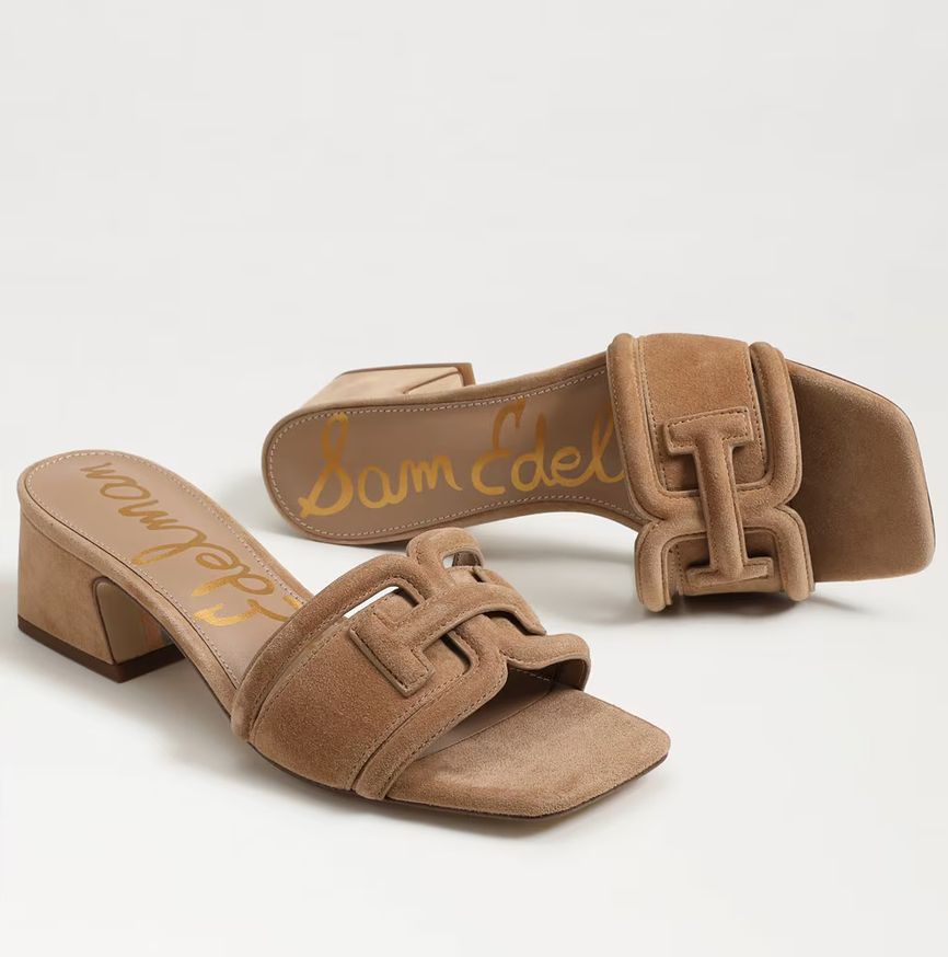 Waylon Block Heel Suede