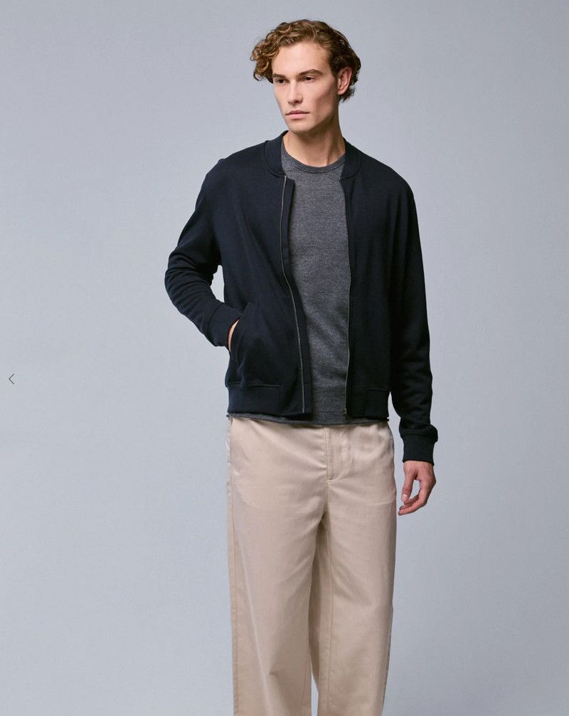 Lyocell Cttn L/S Zip BomberJkt (M467HGI048)