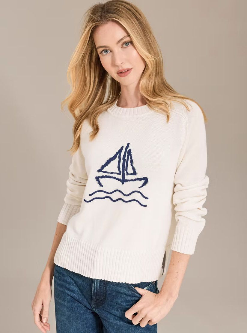 Dinghy Boat Cotton Cashmere Crewnk (LC2581)