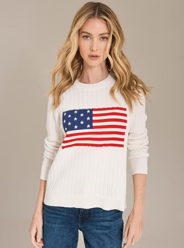 Flag Intarsia Cotton Cashmere (LC2290)