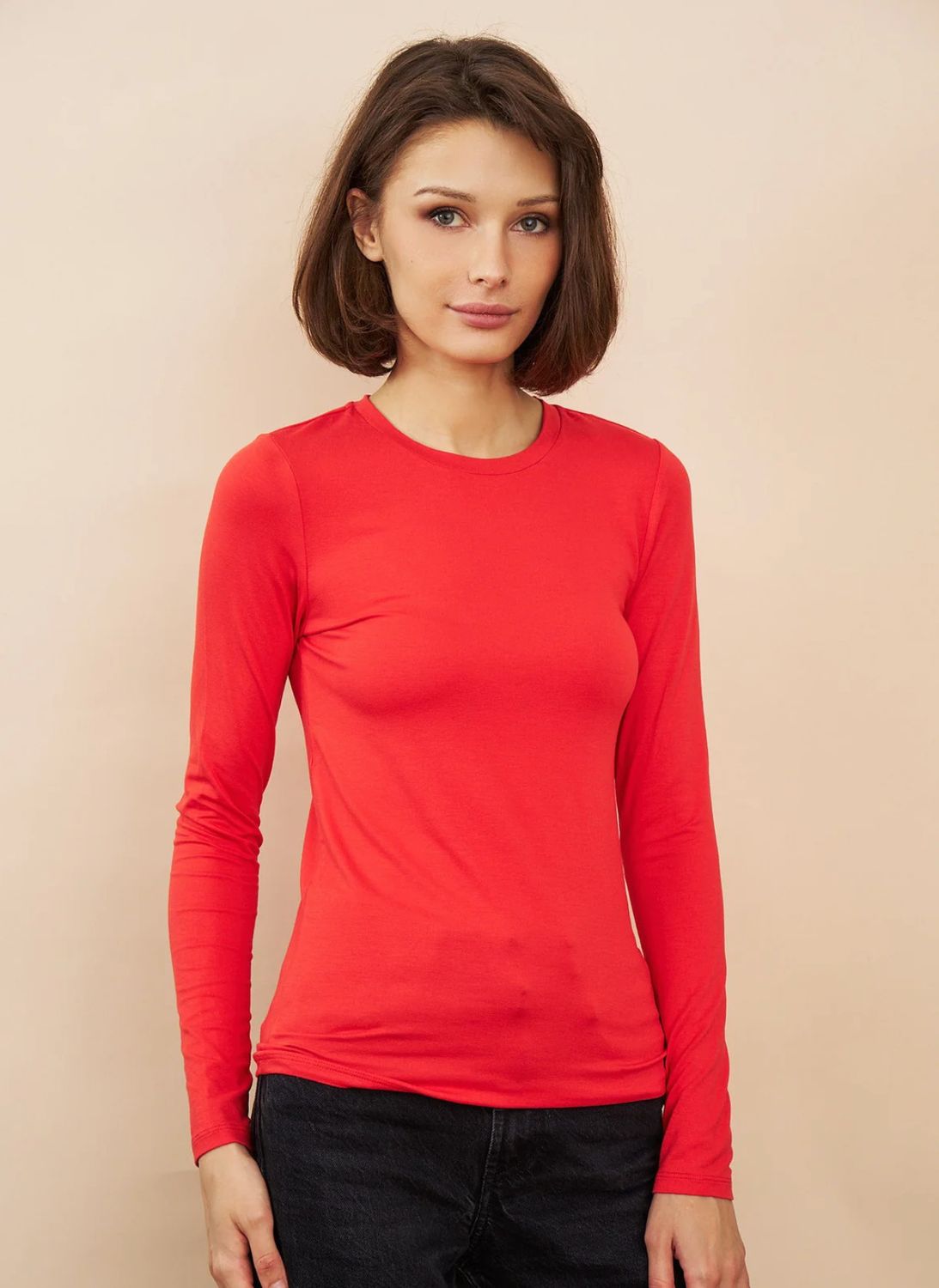 Soft Touch L/S CrewNk (E12-011)