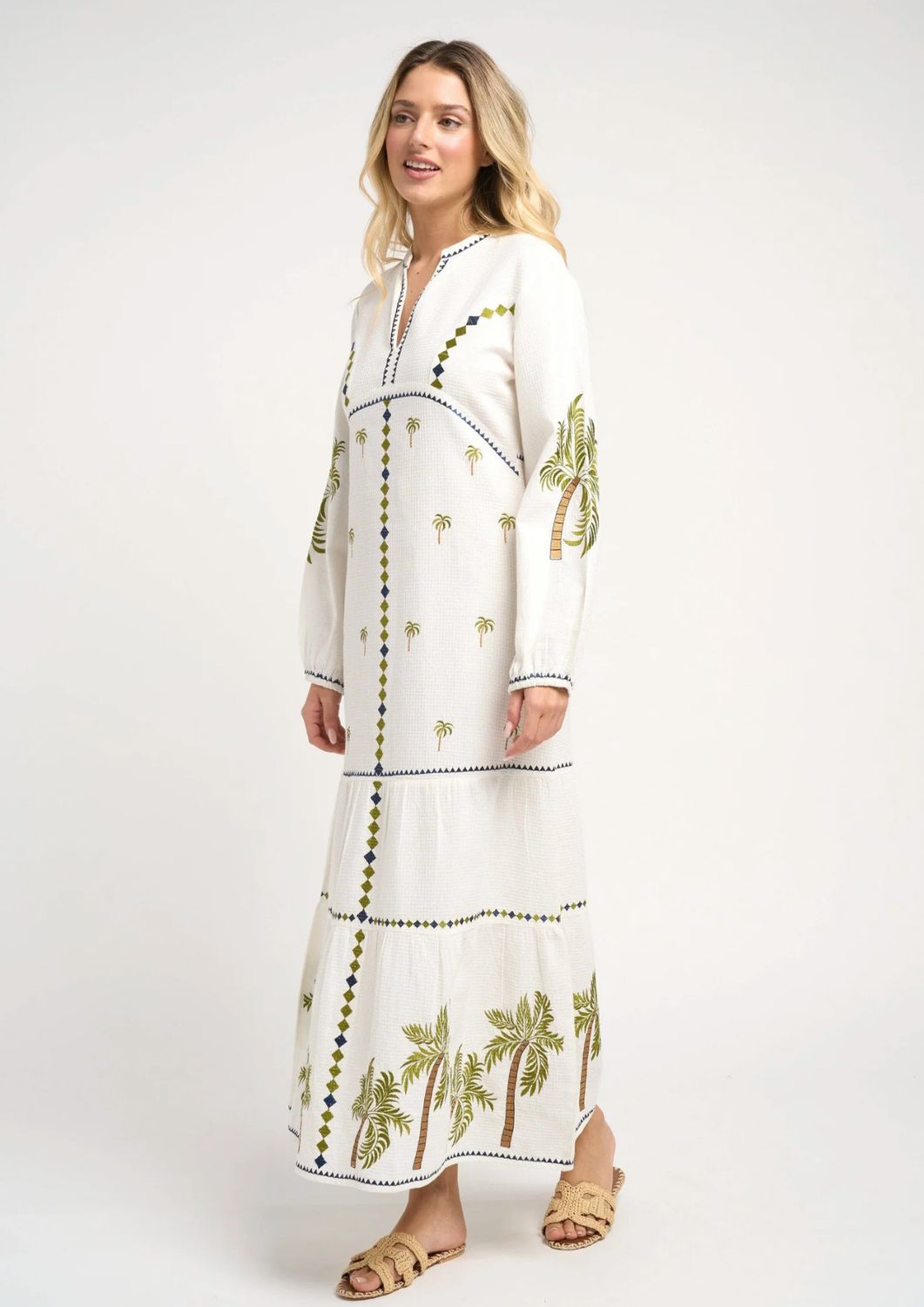 Ria Palm Dress