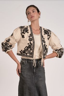 Embroidered Jacket (JKE8313)