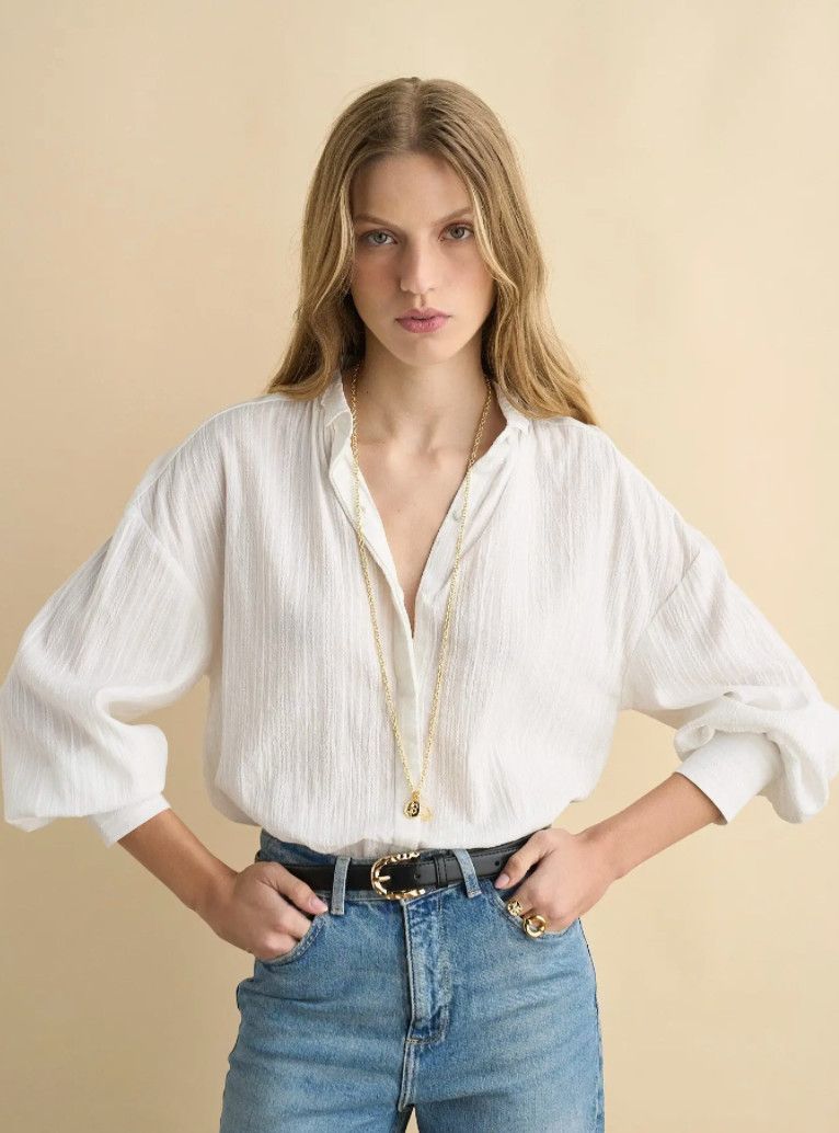 Alexa White Blouse