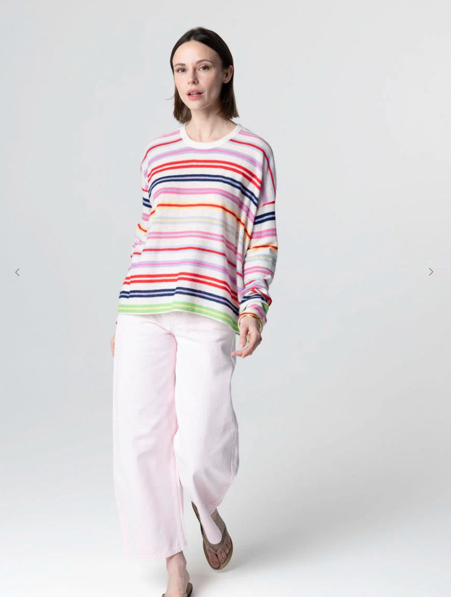 Extrafine Cashmere Novelty L/S Relax Crew (M621FPU792)