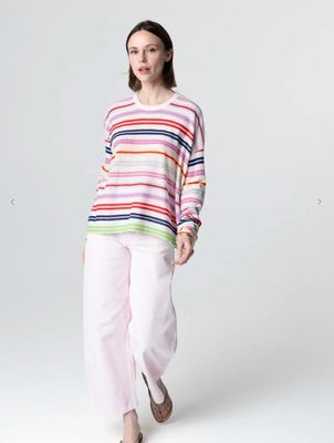 Extrafine Cashmere Novelty L/S Relax Crew (M621FPU792)