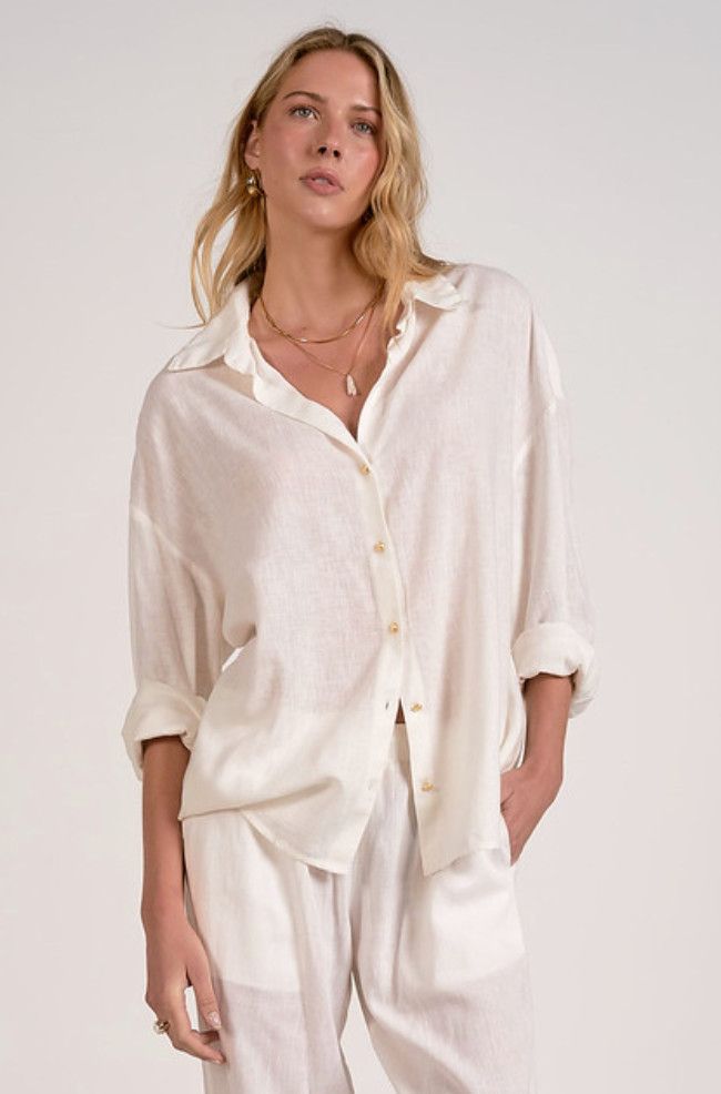 Collared Button Down