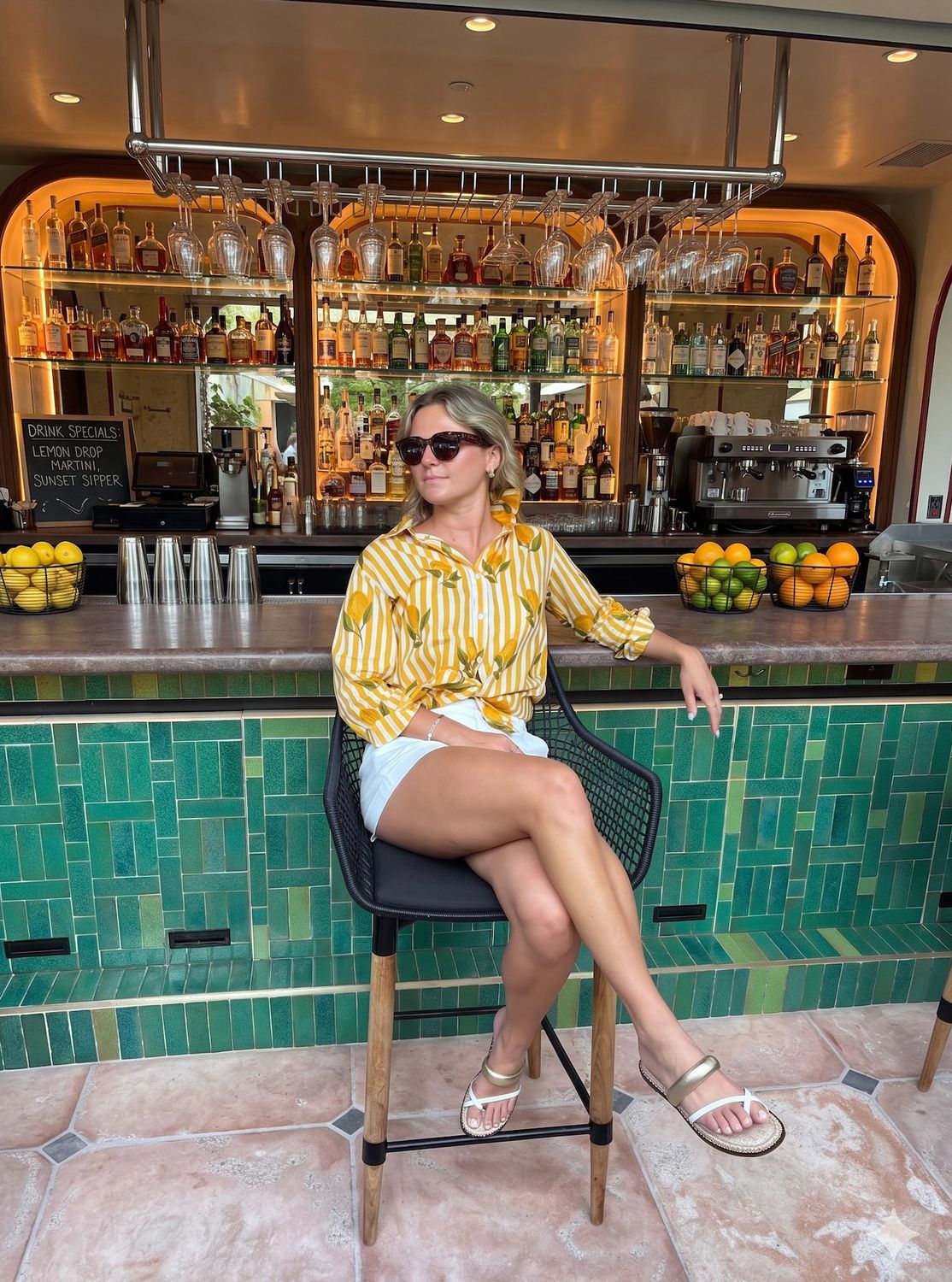 Lemon Stripe Sydney Shirt