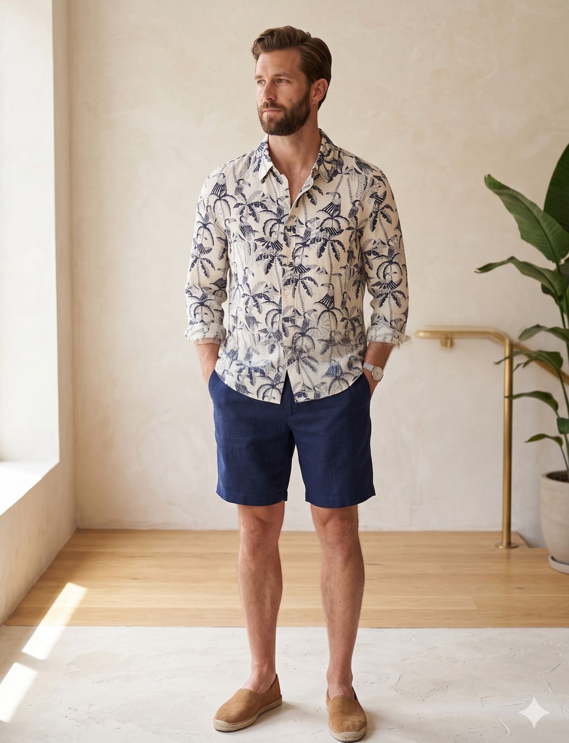Tucan Print Trade Winds Shirt