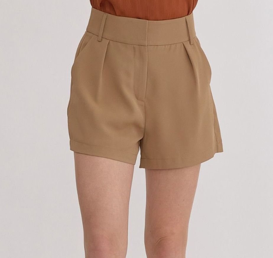 Pleated Shorts