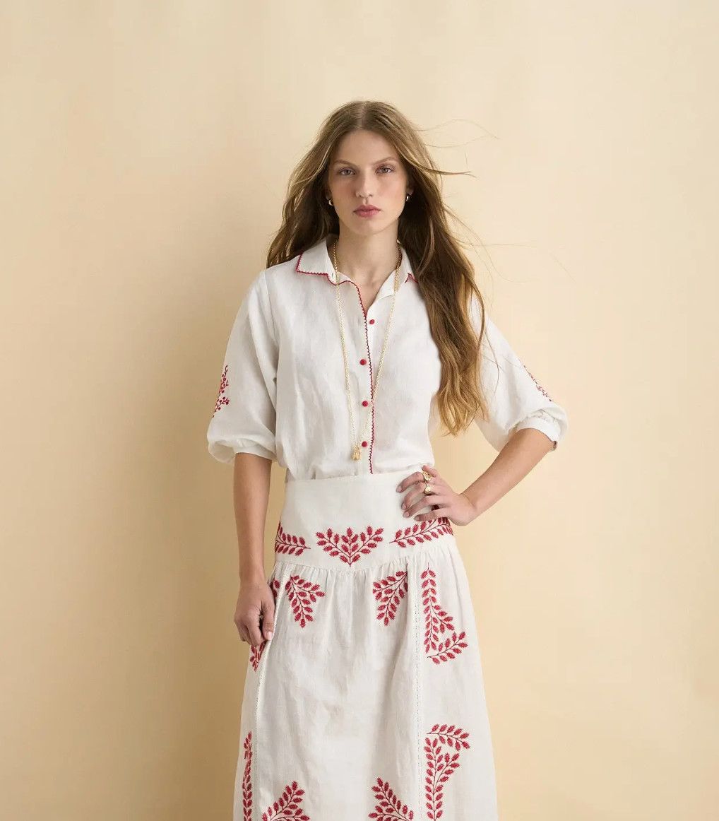 Leonor Embroidered Blouse