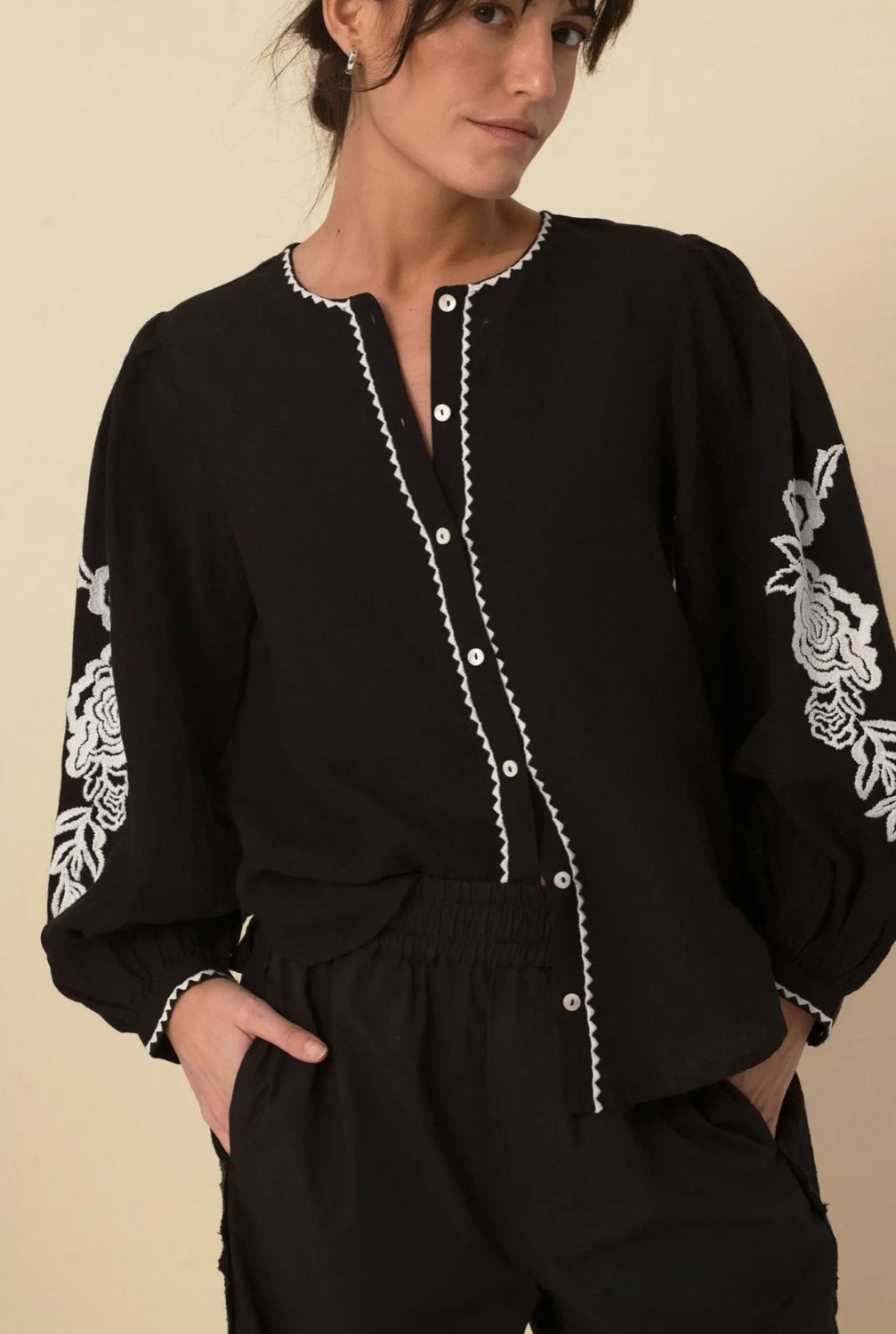 Leonor Linen Blouse