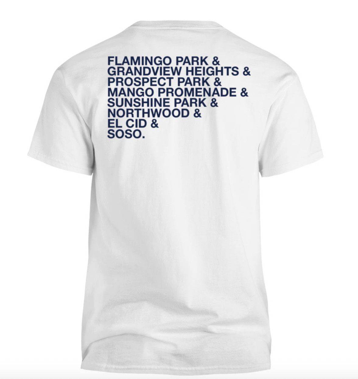 West Palm White Districts Tee