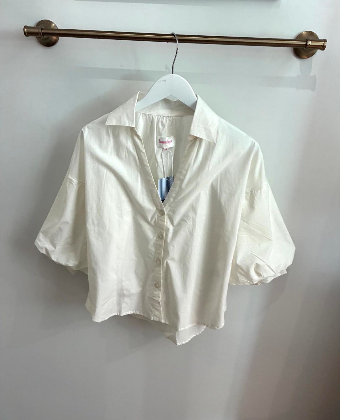 Solid Poplin Babette Shirt