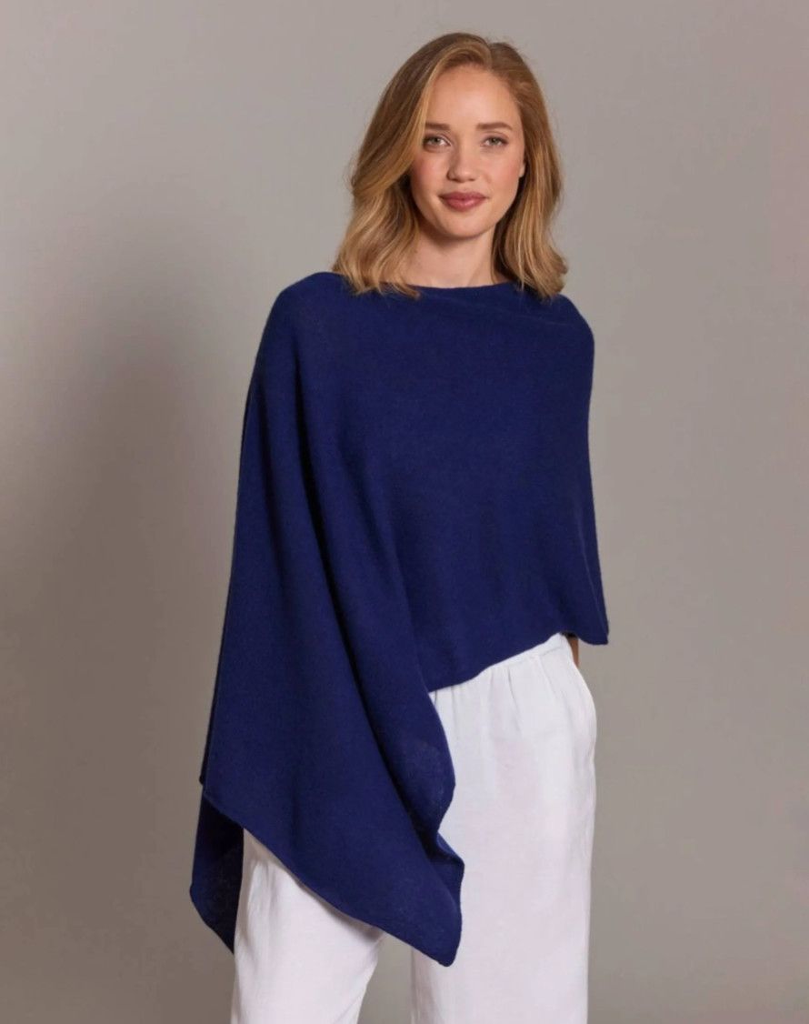 100% Cashmere Topper MIDNIGHT