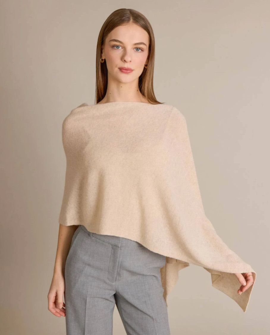100% Cashmere Topper DUNE