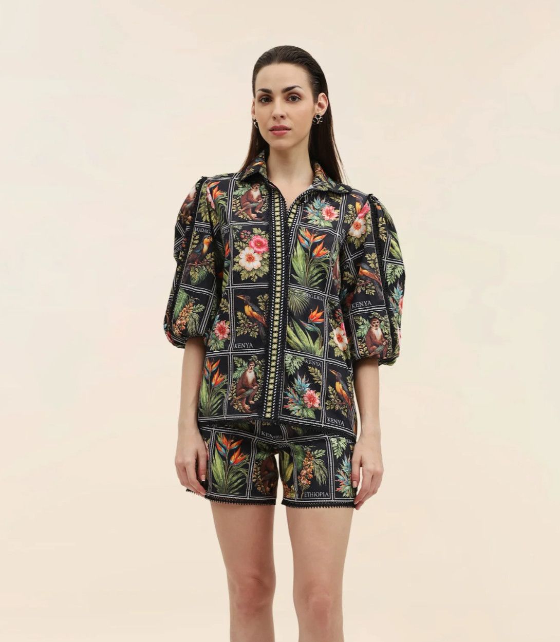 Post Card Print Shirt