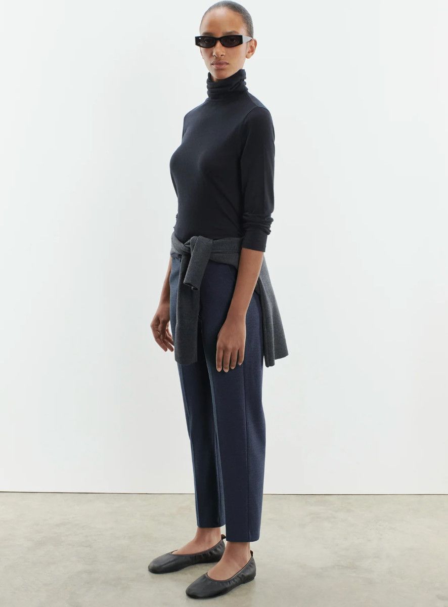 Viscose Stretch Seam Front Pant (M644FPA222)