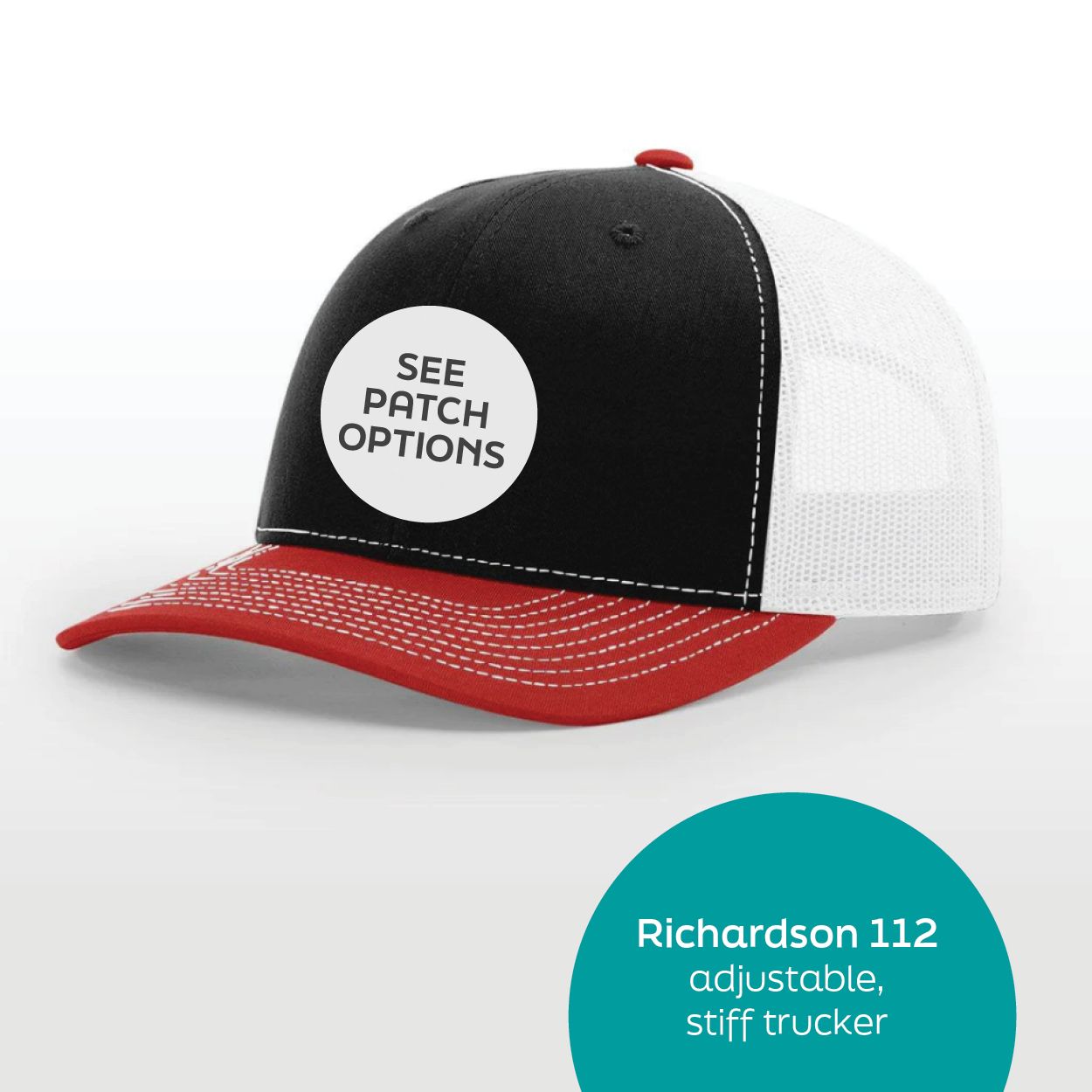 BLACK/RED/WHITE Richardson 112