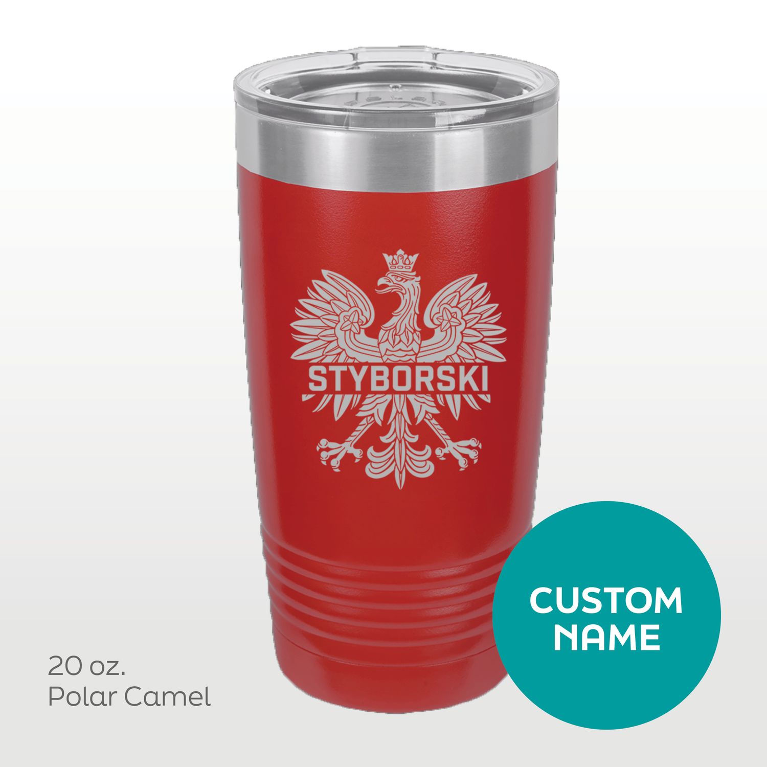 RED 20oz. Tumbler