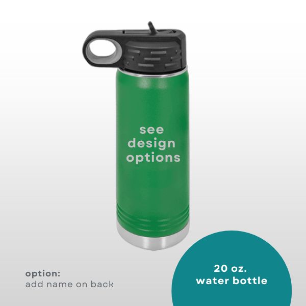 20 oz. Water Bottle — GREEN