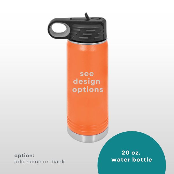 20 oz. Water Bottle — ORANGE