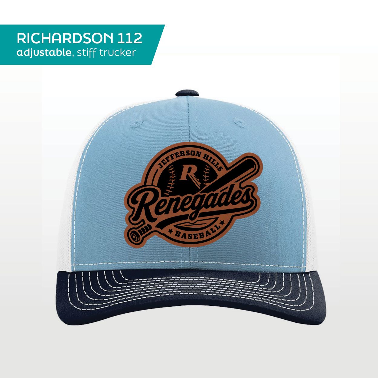 Richardson 112 - Columbia Blue/White/Navy