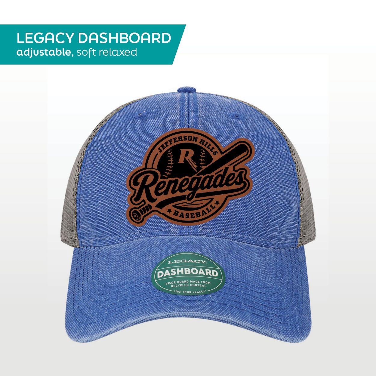 Legacy Dashboard - Royal/Charcoal
