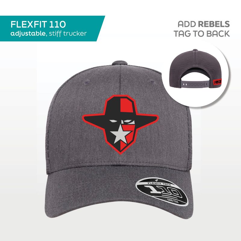 CHARCOAL - Flexfit 110 (Adjustable)