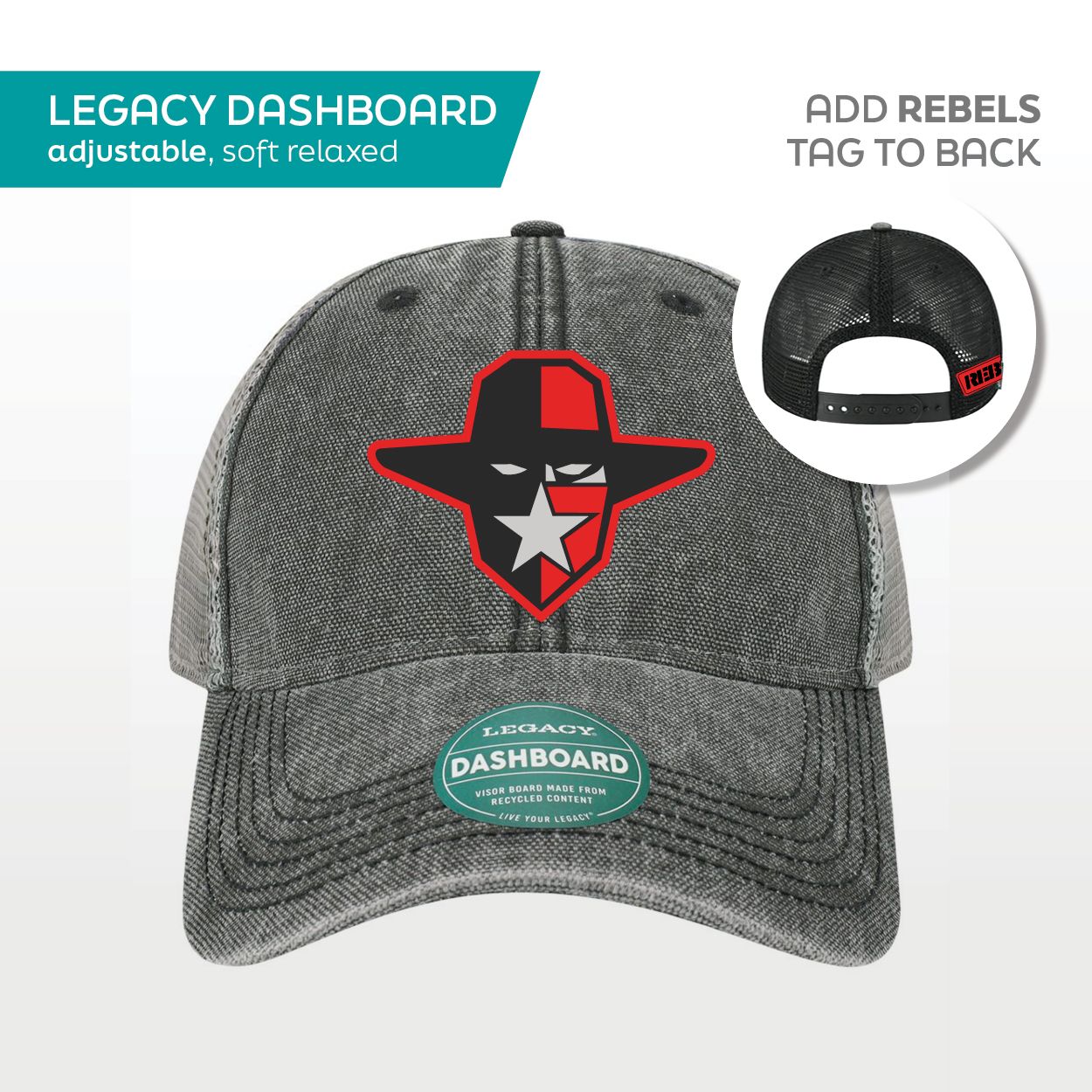 GREY - Legacy Dashboard (Adjustable)